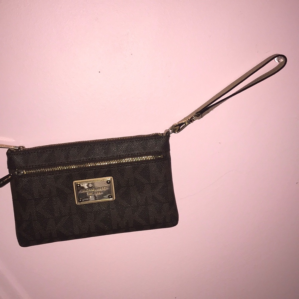 SOLD Michael Kors wrist wallet with strap